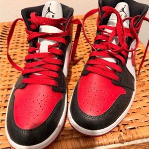Nike Red and Black Sneakers